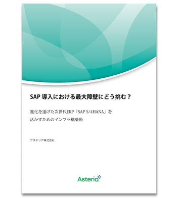 資料ダウンロード：SAP導入における最大障壁にどう挑む？