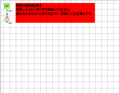 「フォルダ監視」の作成フロー画像