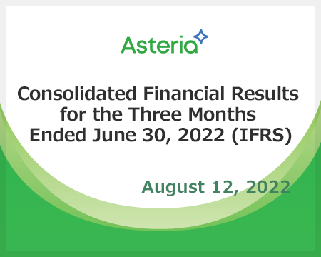 Consolidated Financial Results for the Third Quarter of the Fiscal Year Ending March 31, 2021 (IFRS)