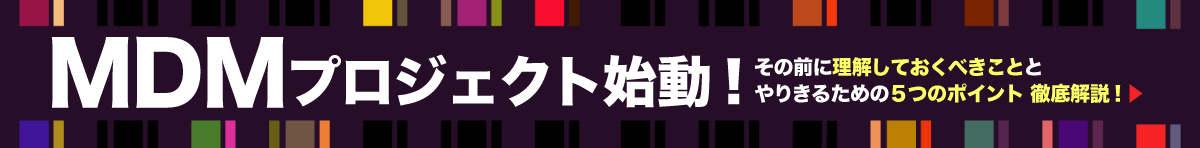 【資料ダウンロード】MDMプロジェクト始動！その前に理解しておくべきことと、やりきるための５つのポイント徹底解説！