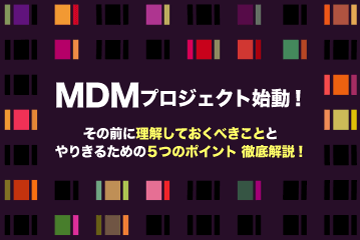【資料ダウンロード】MDMプロジェクト始動！その前に理解しておくべきことと、やりきるための５つのポイント徹底解説！
