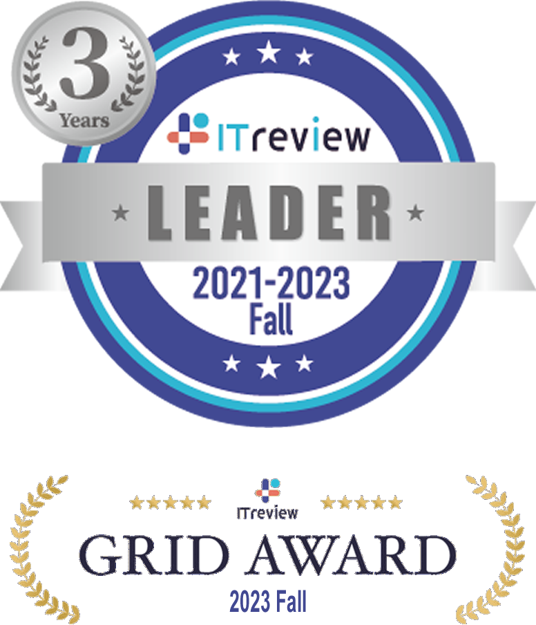 3 Years LEADER 2021-2023 Fall / ITreview Grid Award 2023 Fall
