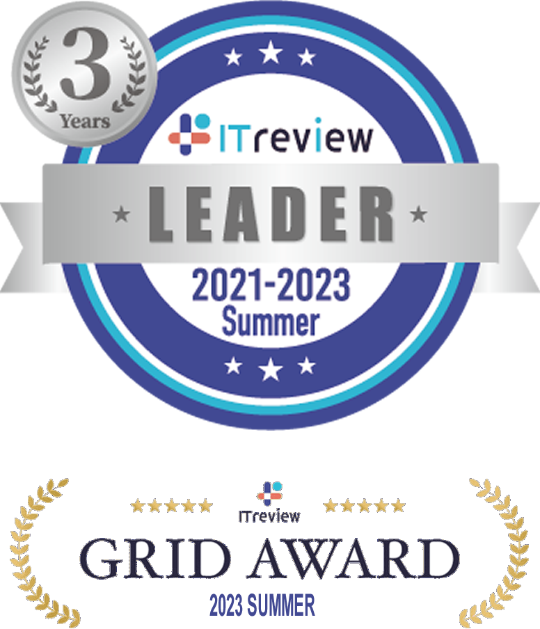 3 Years LEADER 2021-2023 Summer / ITreview Grid Award 2023 Summer