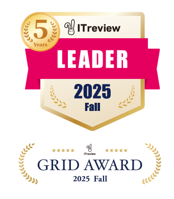 5 Years LEADER 2025 Fall / ITreview Grid Award 2025 Fall