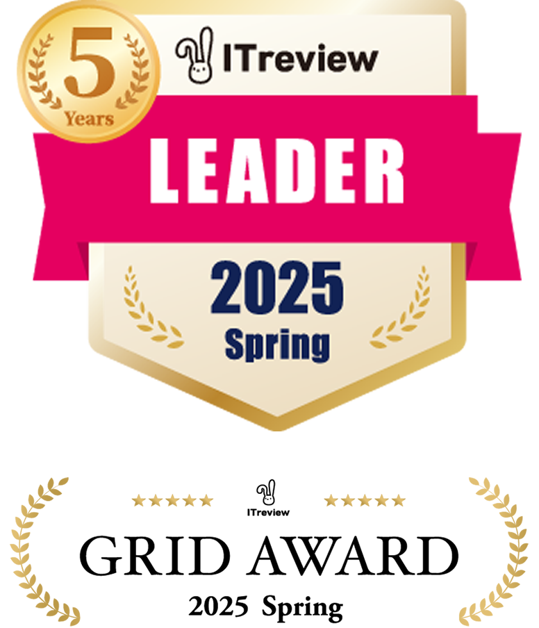 5 Years LEADER 2025 Spring / ITreview Grid Award 2025 Spring