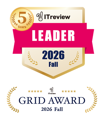 5 Years LEADER 2026 Summer / ITreview Grid Award 2026 Fall