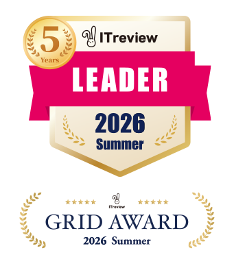 5 Years LEADER 2026 Summer / ITreview Grid Award 2026 Summer