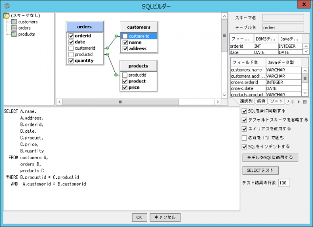 SQLビルダー