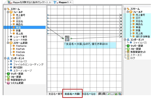 大阪の値引率0.8を適用