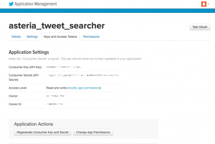 asteria tweet searcher