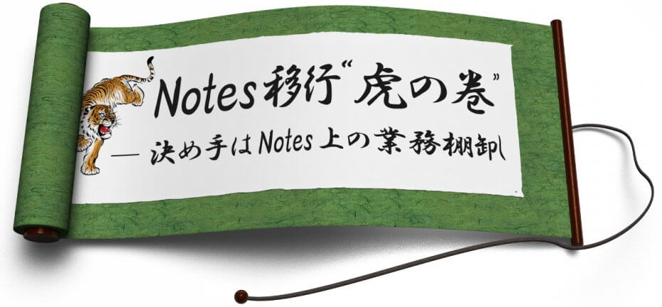 Notes移行”虎の巻”ー決め手はNotes上の業務棚卸しイメージ