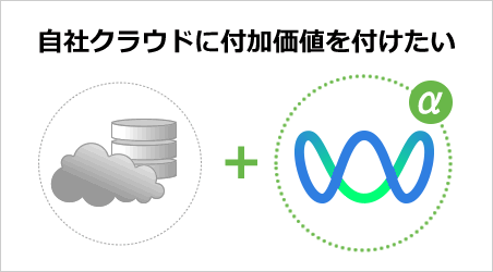 自社クラウドに付加価値を付けたい