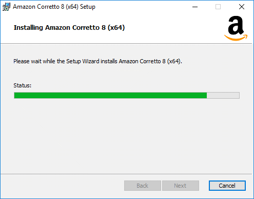 Installing Amazon Corretto 8 (x64)