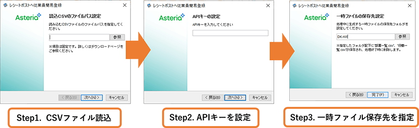 レシートポストとつながるフローテンプレートが登場 マスタデータからの 自動更新 会計システムへの自動連携が可能に データ連携ツール Asteria Warp Eai Esb国内シェアno 1 アステリア