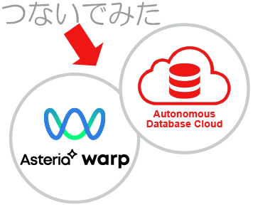 つないでみた ASTERIA Warp x Oracle Autonomous Database