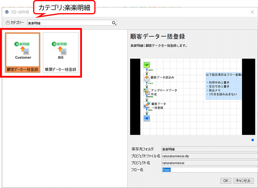 カテゴリ「楽楽明細」