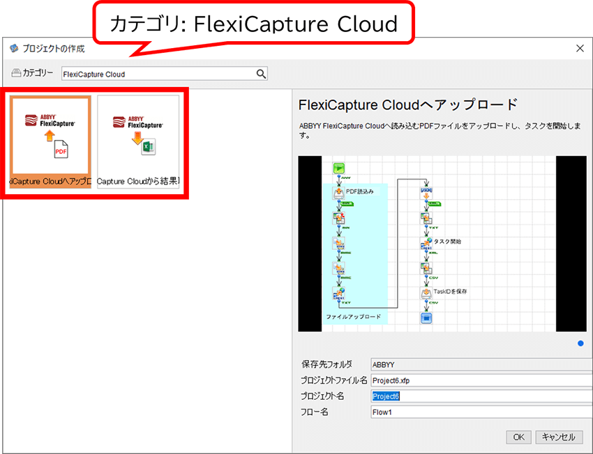 カテゴリ：FlexiCapture Cloud