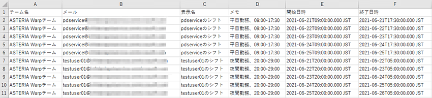 メール送信 件名