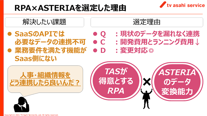 RPAxASTERIAを選定した理由