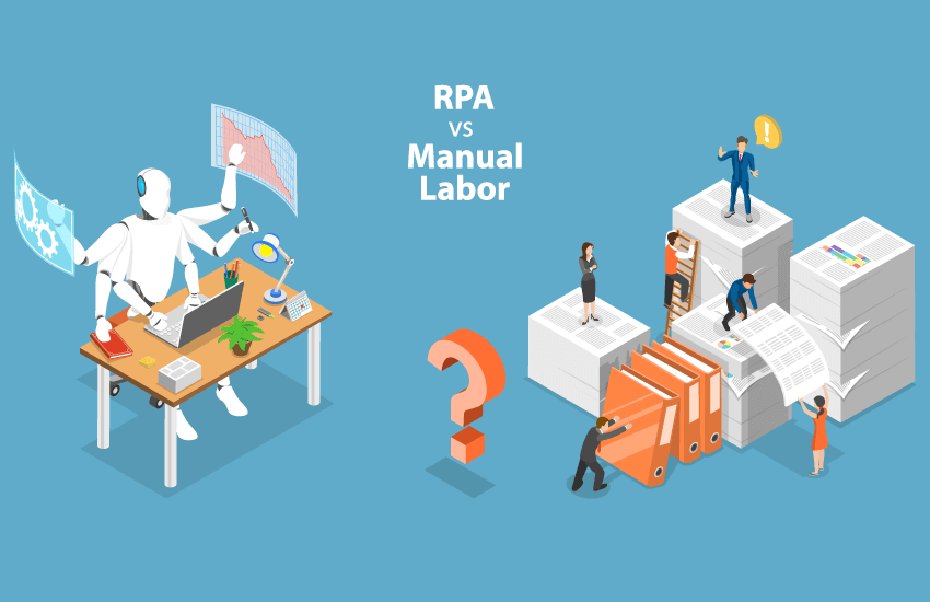 RPA vs Manual Labor