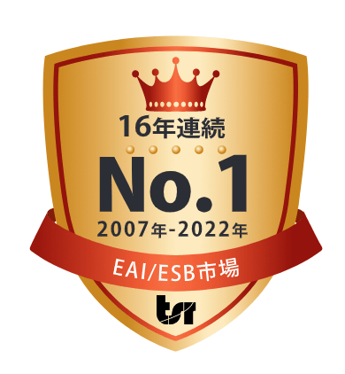 2021年のEAI/ESB市場 16年連続で市場シェアNo.1 ロゴ