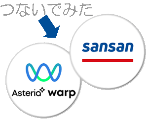 Sansanの名刺情報をASTERIA WarpでCSVファイル出力してみた！