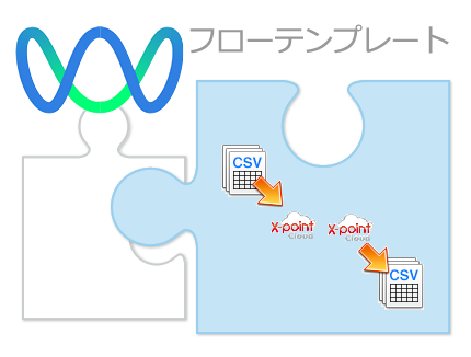 クラウド型ワークフロー「X-point Cloud」と連携するフローテンプレートが登場