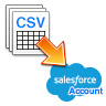 CSVをSalesforce[取引先]へ登録