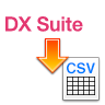 DX Suite 結果CSVダウンロード
