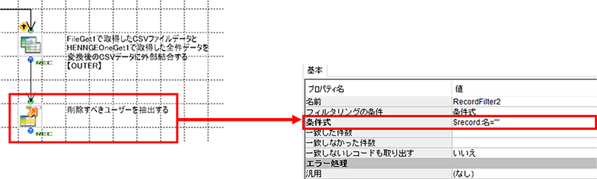 削除すべきユーザーを抽出