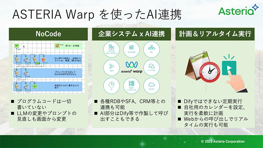 ASTERIA Warpを使ったAI連携