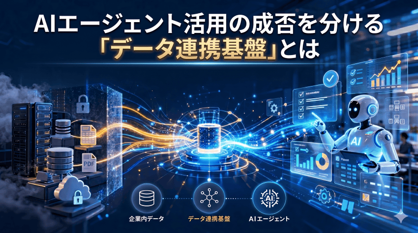 AI連携の次なる進化「AIエージェント」─その成否を分けるデータ連携基盤とは