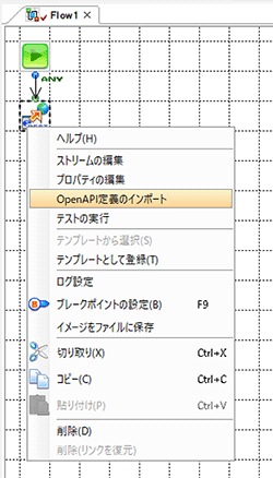 OpenAPI定義のインポート