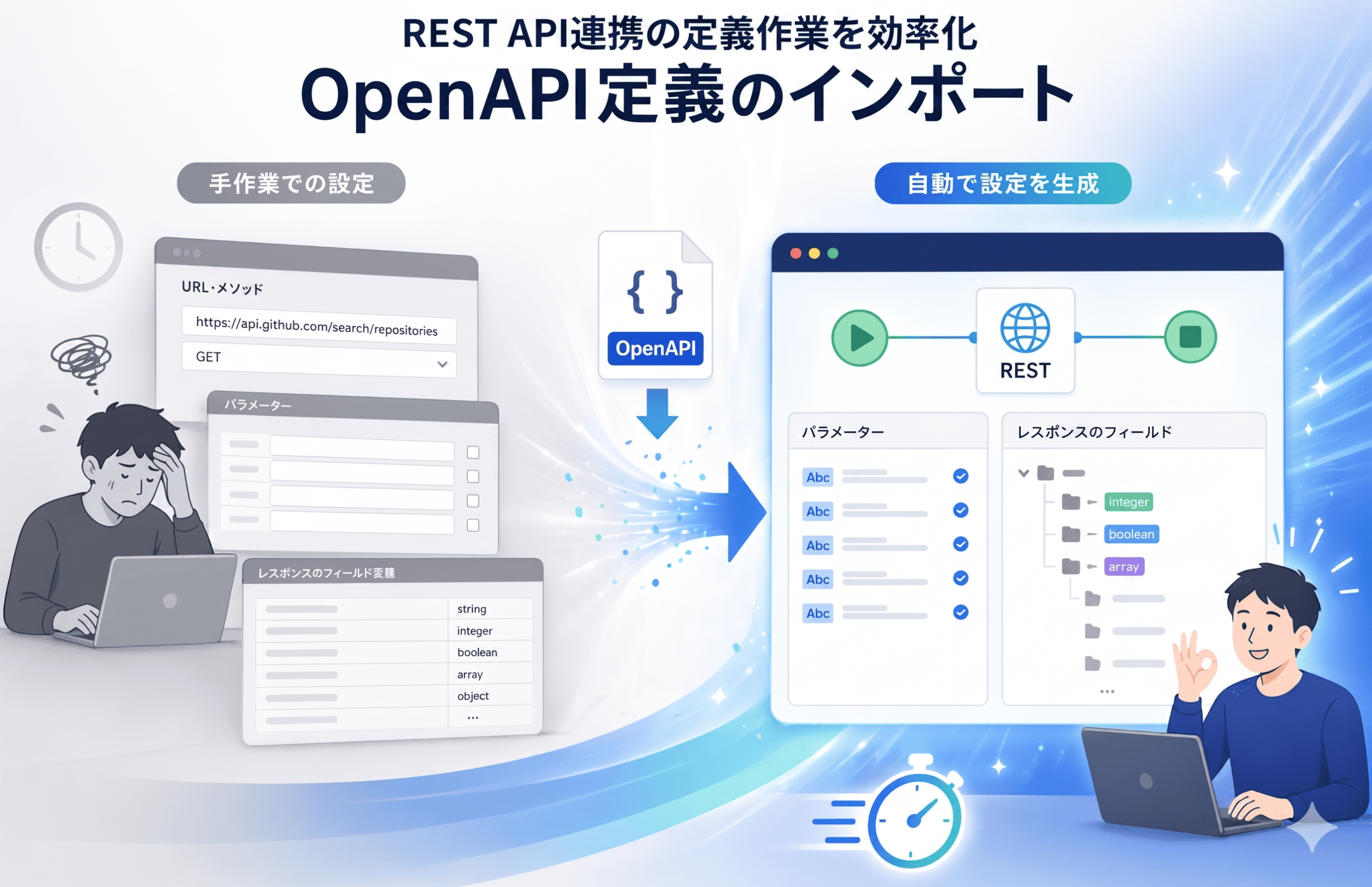 REST API連携フローの下準備が変わるOpenAPI定義のインポート