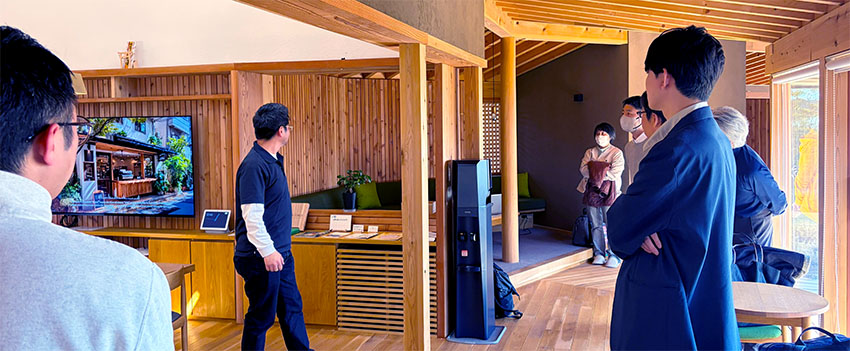 軽井沢オフィス内