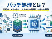 バッチ処理とは？仕組み・メリットとリアルタイム処理との違いを解説