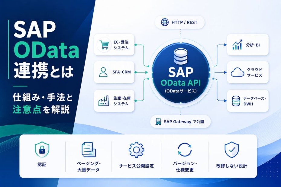 SAP OData連携とは｜仕組み・手法と注意点を解説