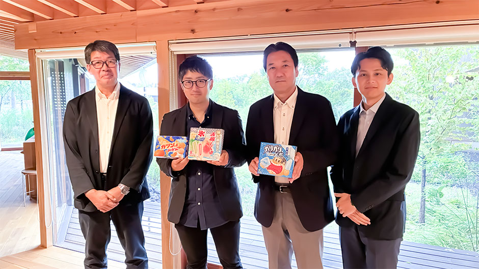 赤城ホールディングス吉橋様、下地様。フリーダム北村様、小平様